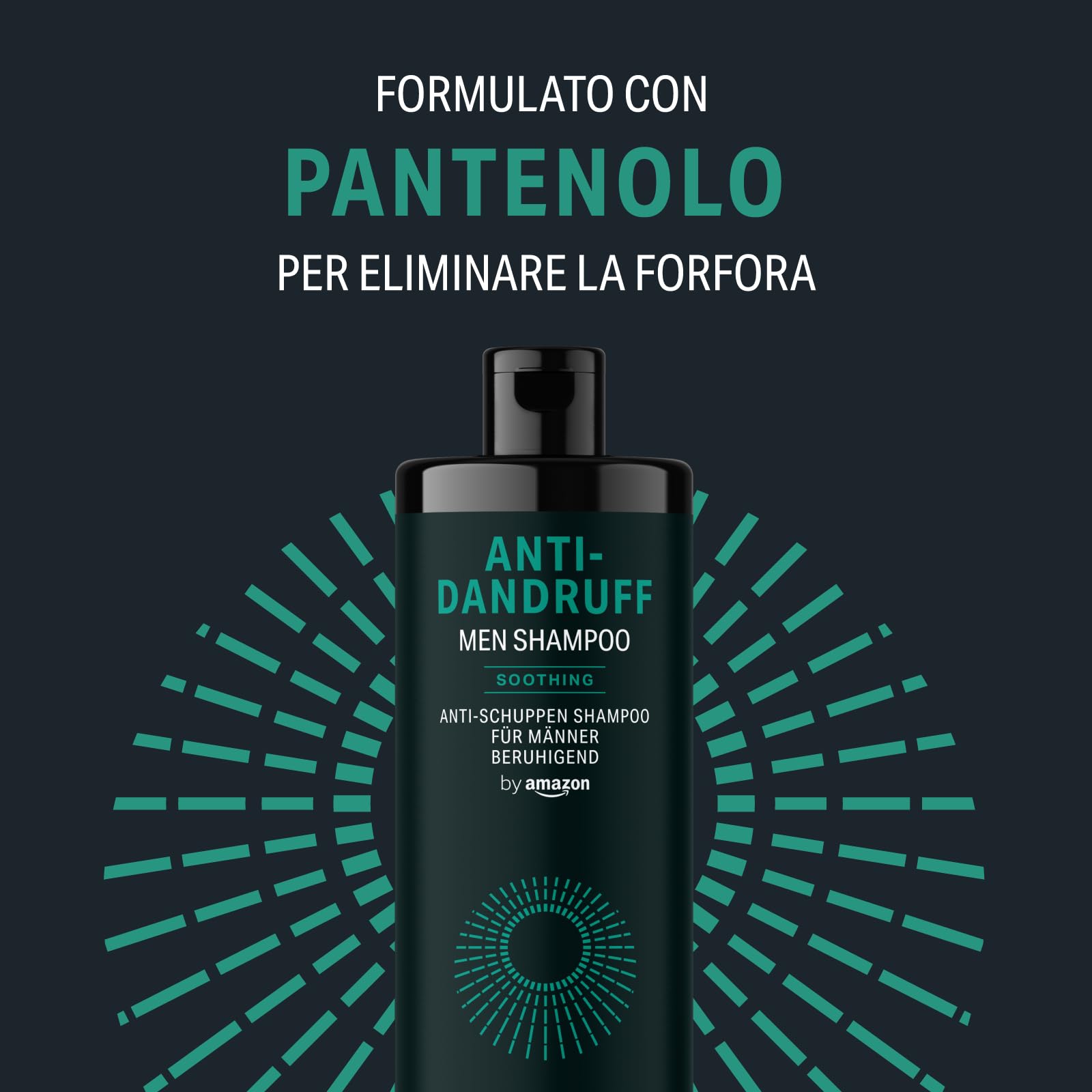 by Amazon Antiforfora da Uomo Shampoo 2x400 ml Pantenolo