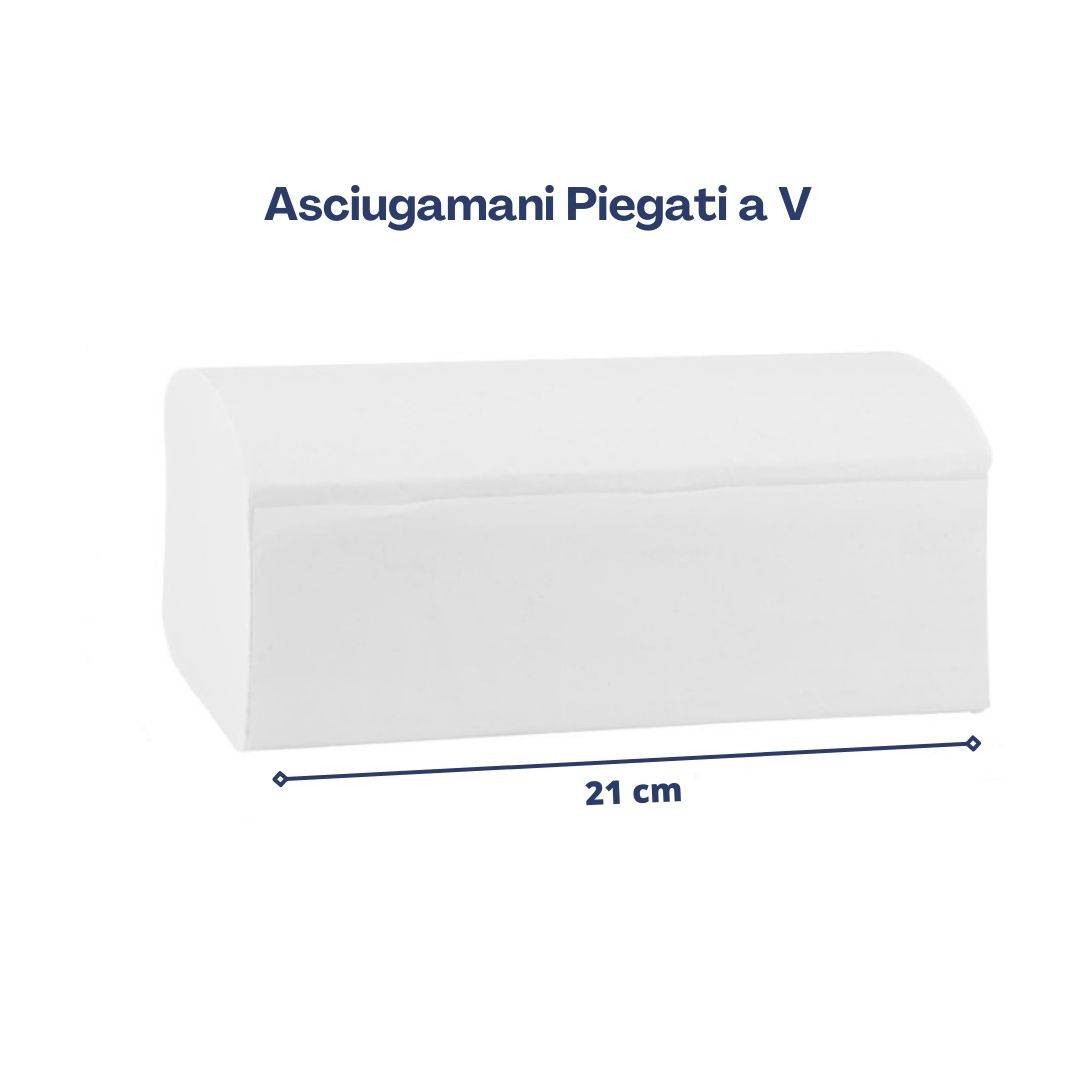 Zpaper V100 asciugamani piegati a V 3000 pezzi 2 veli