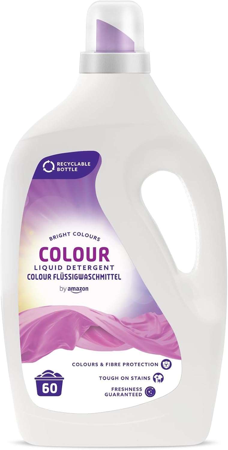 by Amazon Detersivo Liquido Delicati 3 L 60 lavaggi protettivo