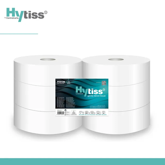 Centralcarta Hytiss Maxi 500 carta igienica jumbo professionale