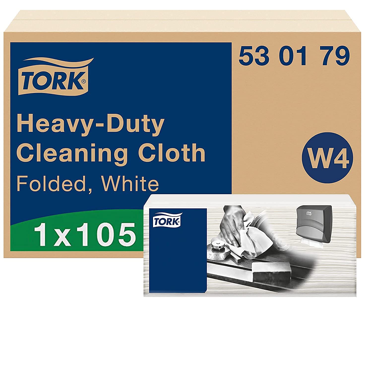Tork 530279 panni pulizia blu 105 pezzi resistenti