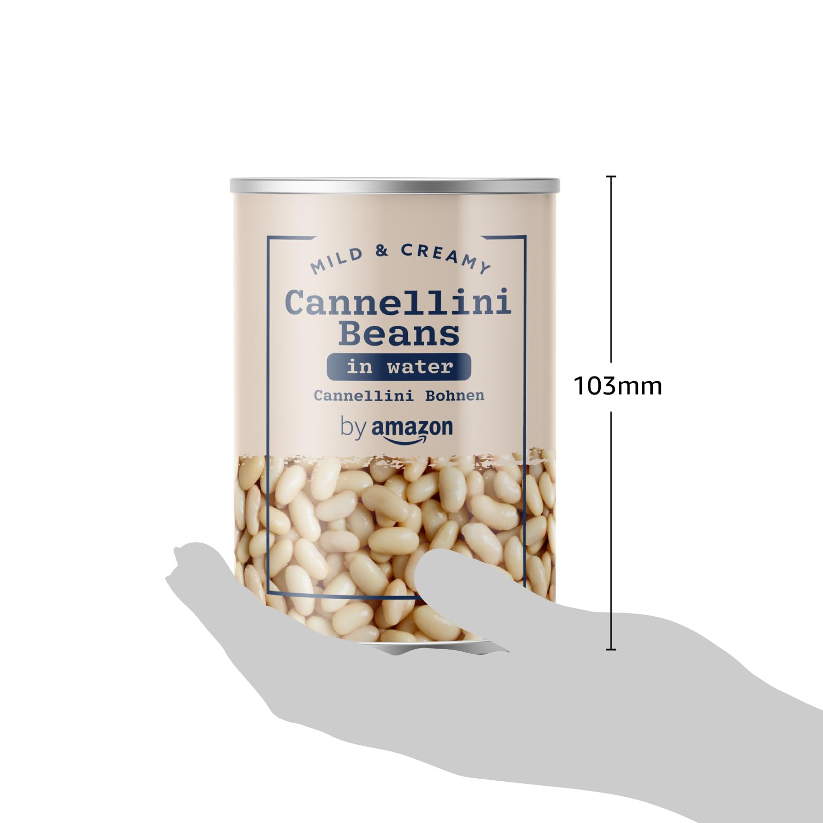 by Amazon Fagioli Cannellini in Acqua 400g vegani