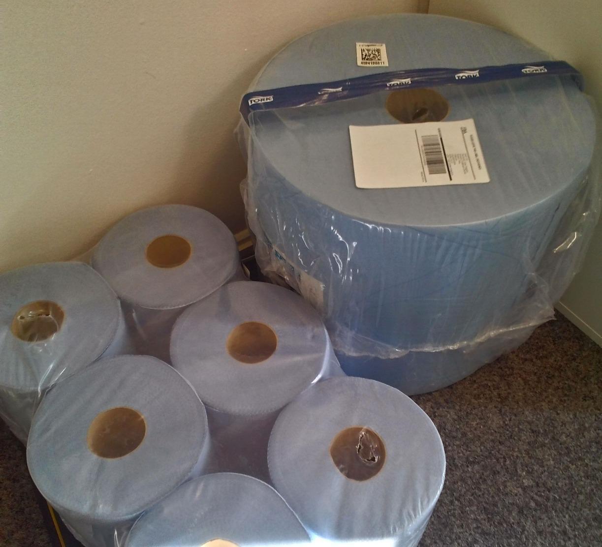 Tork 130050 QuickDry rotolone carta blu 510m 1 pezzo