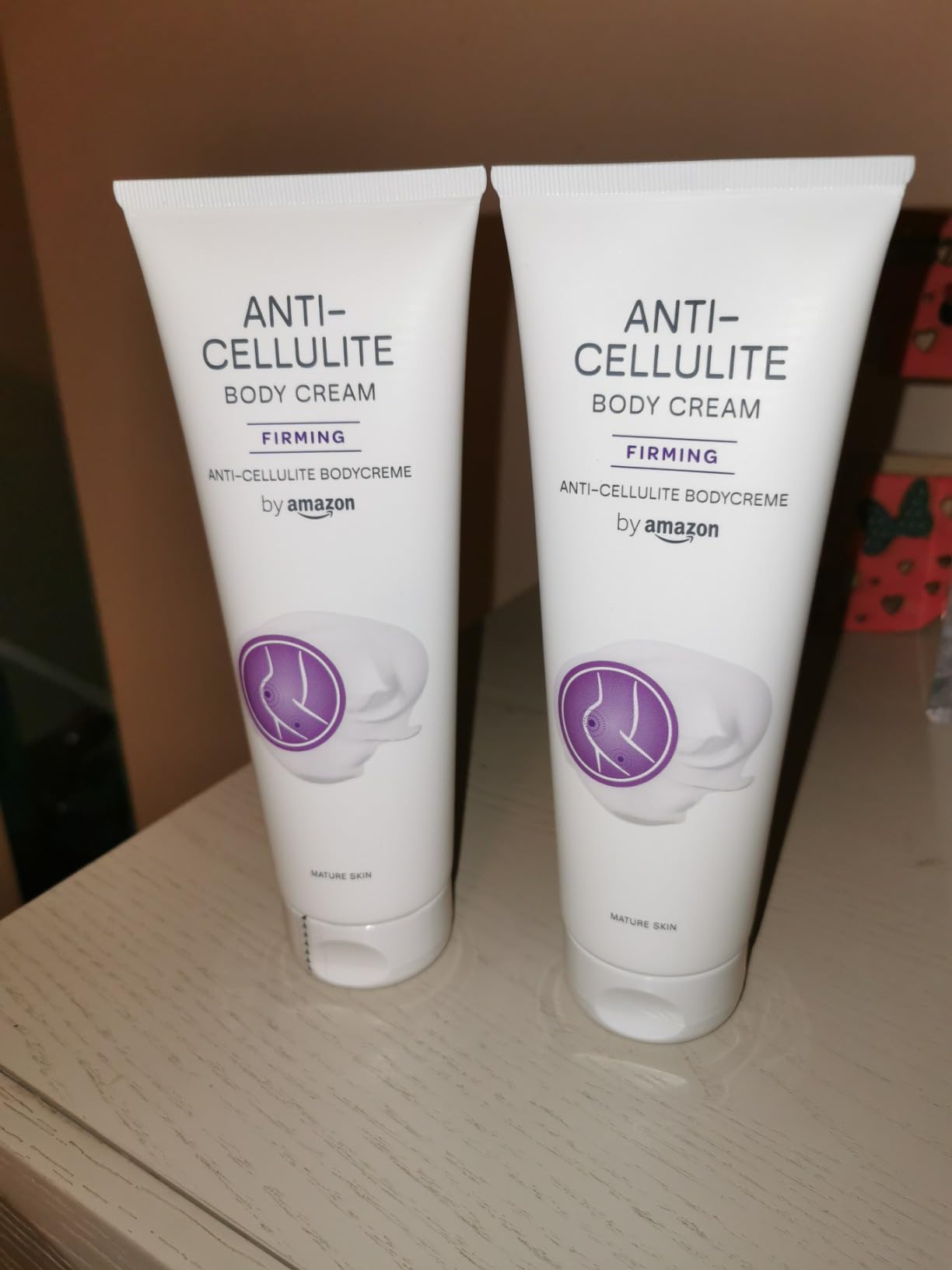by Amazon crema corpo anticellulite 2x250 ml pelle matura