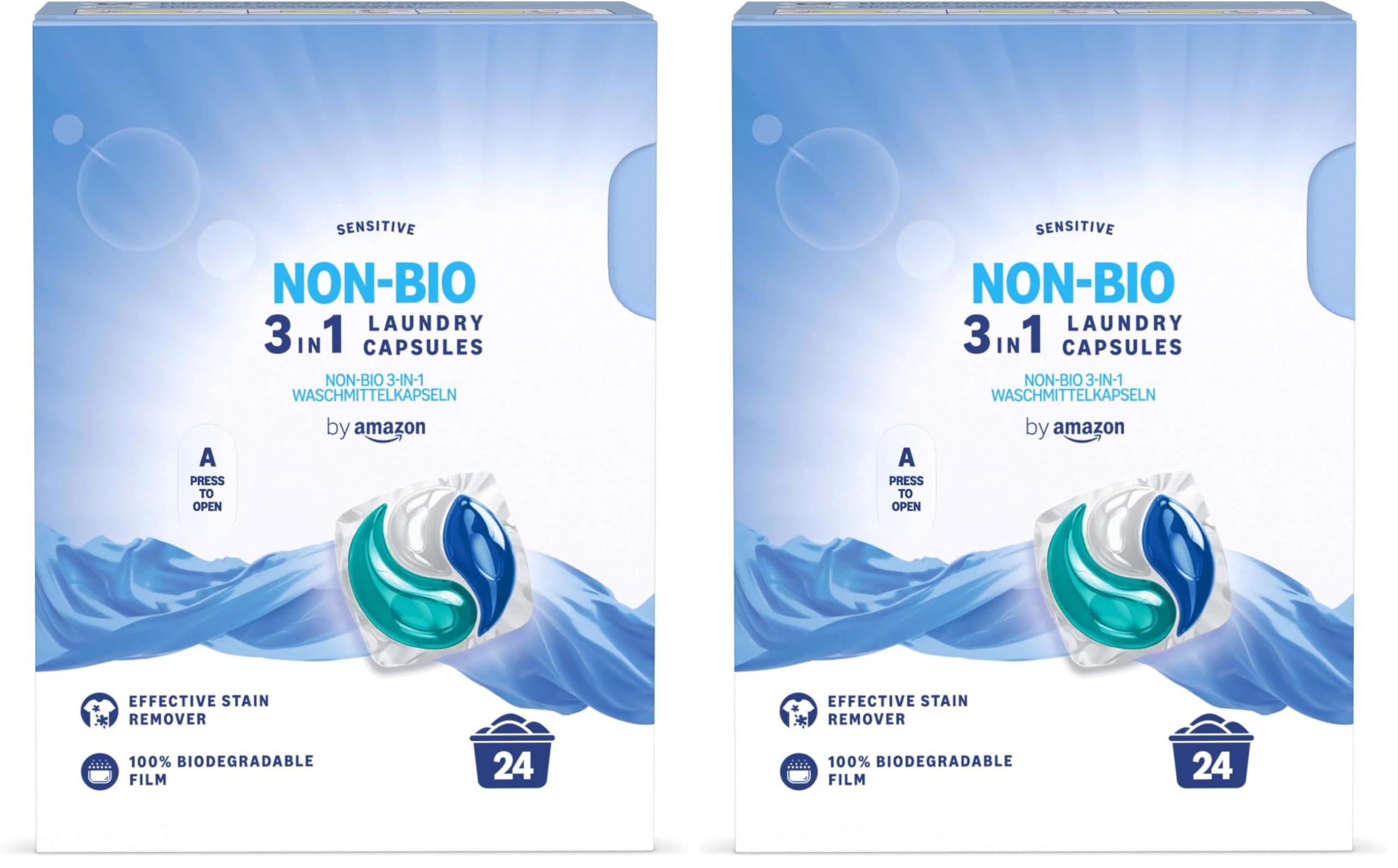 by Amazon Sensitivo capsule bucato pelli sensibili 24 lavaggi