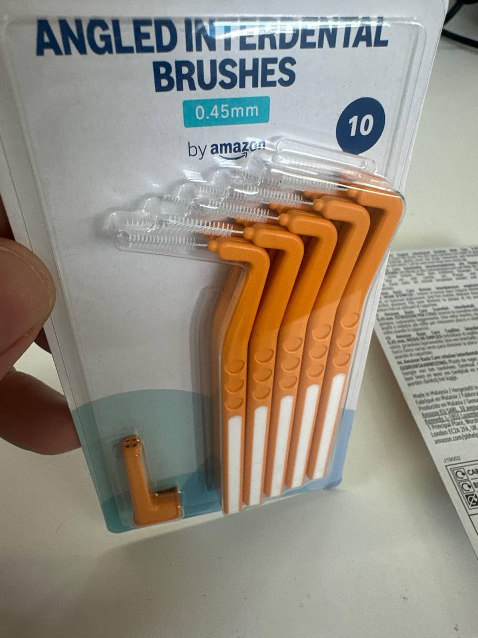 by Amazon Basic Care Scovolini Interdentali 0,45 mm 20 Pezzi Arancione