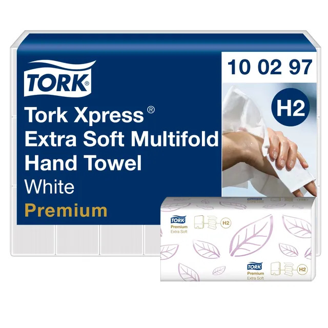 Tork 100297 Xpress Asciugamani Intercalati 21 x 100 extra soft
