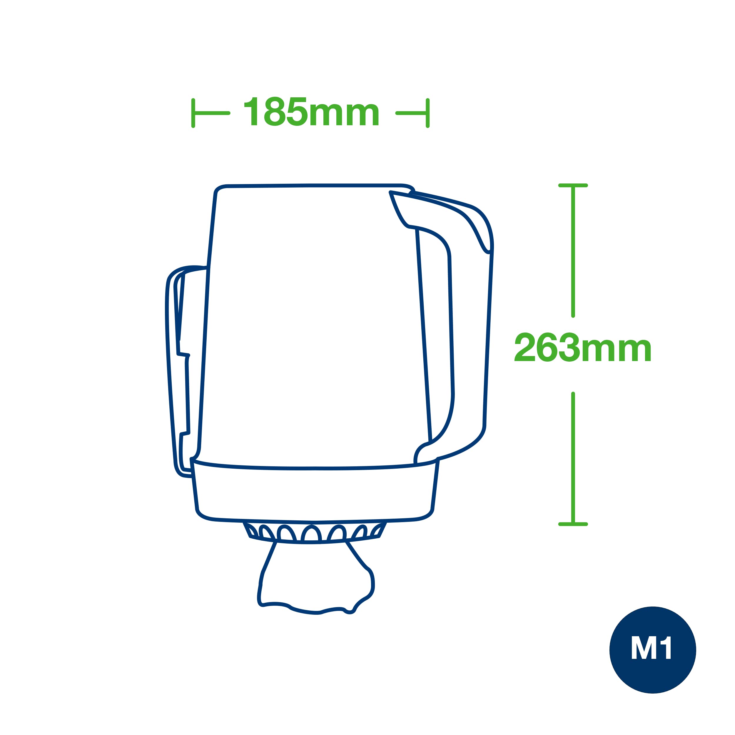 Tork M1 Mini dispenser portatile estrazione centrale starter pack
