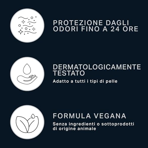 by Amazon Invisible Deodorante Roll-On Uomo 75 ml anti-macchia