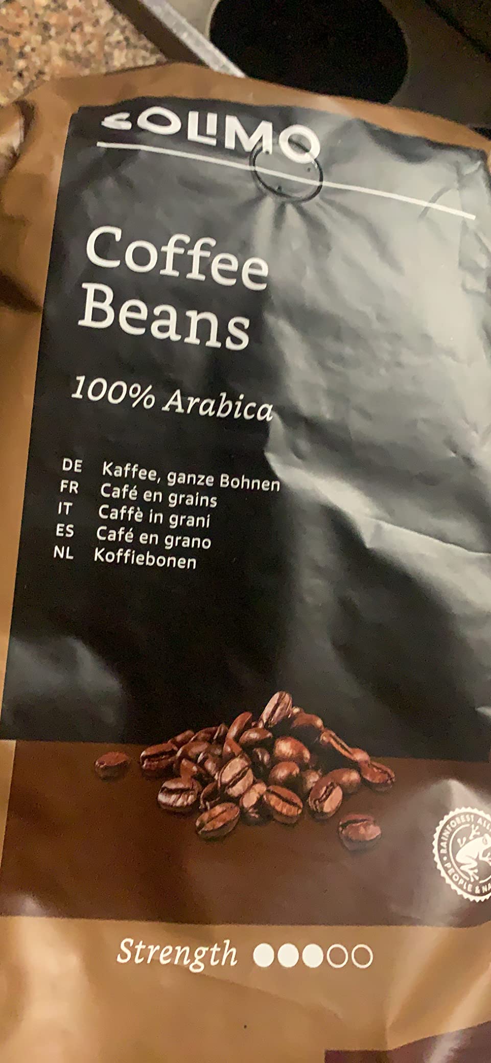 by Amazon 100% Arabica caffe in grani 2kg tostatura media