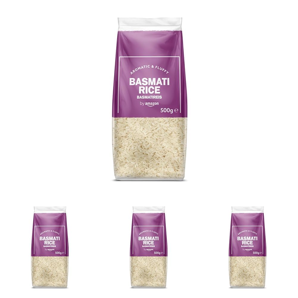 by Amazon Riso Basmati Grani Lunghi 500 g aromatico