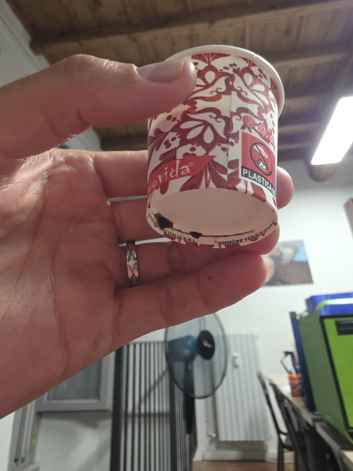 Akitaink Maiolika bicchieri caffè carta 75 ml 1000 pezzi