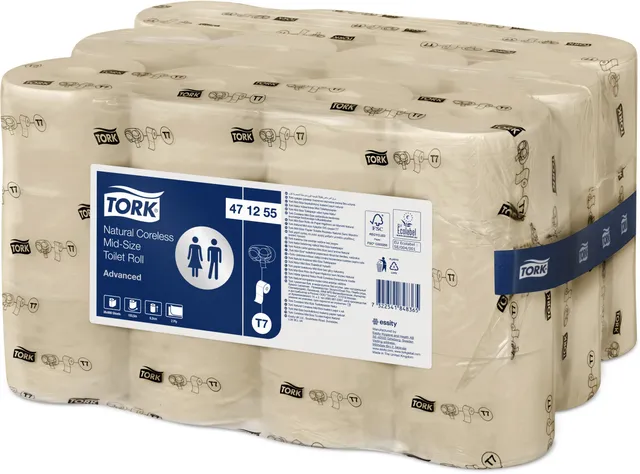 Tork Advanced 471255 carta igienica senza anima 36 rotoli 2 veli