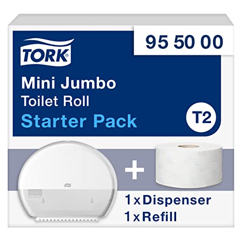 Tork Mini Jumbo 955000 dispenser carta igienica starter pack 170 metri