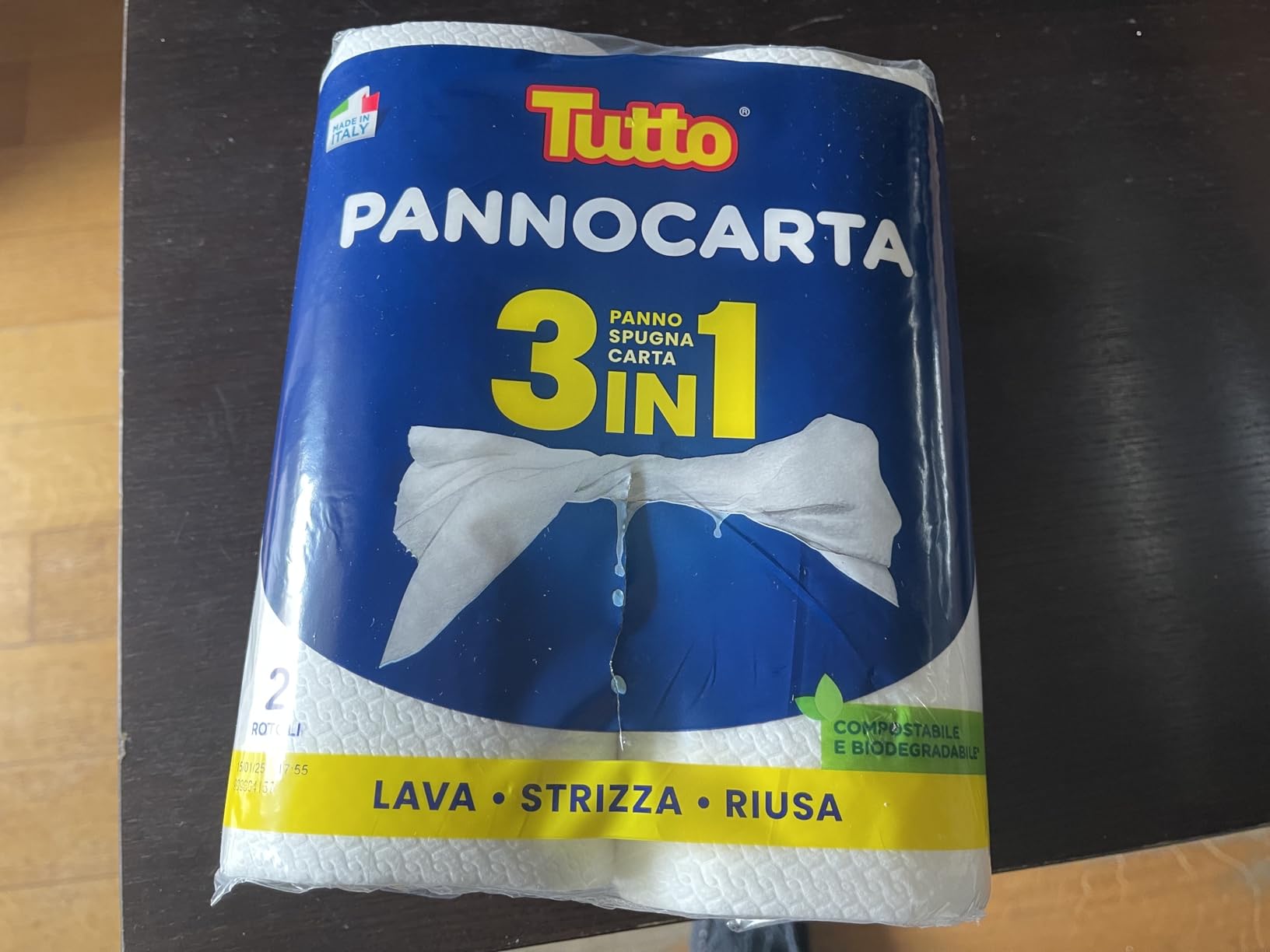 Tutto Pannocarta 3 in 1 Carta Multiuso 2 Rotoli 48 strappi