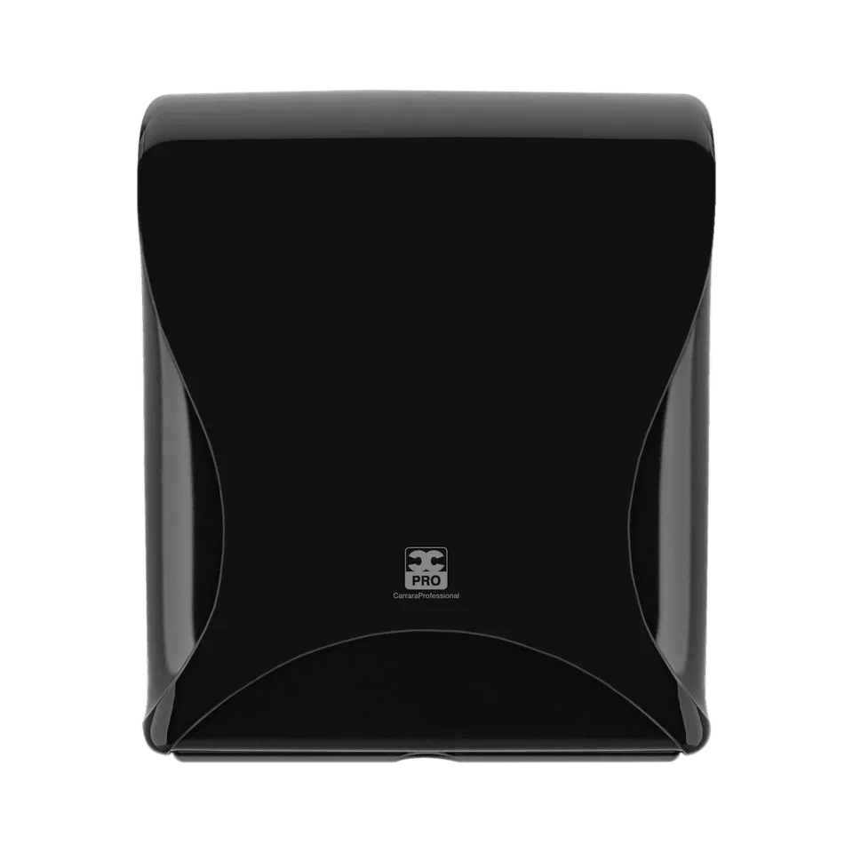 Bulkysoft Essentia dispenser asciugamani multifold nero