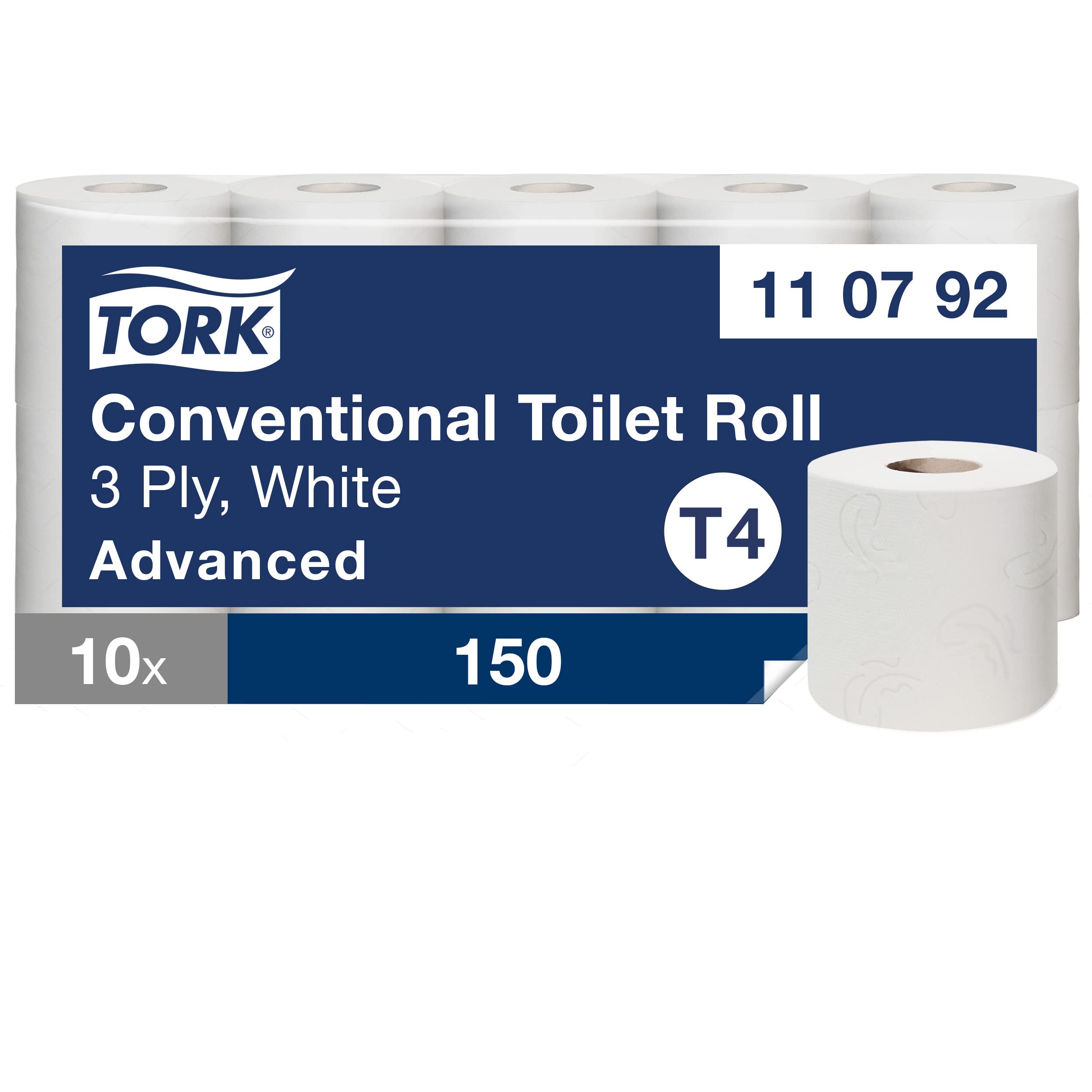 Tork Advanced 110782 carta igienica 3 veli 30 rotoli x 250 strappi extra soft