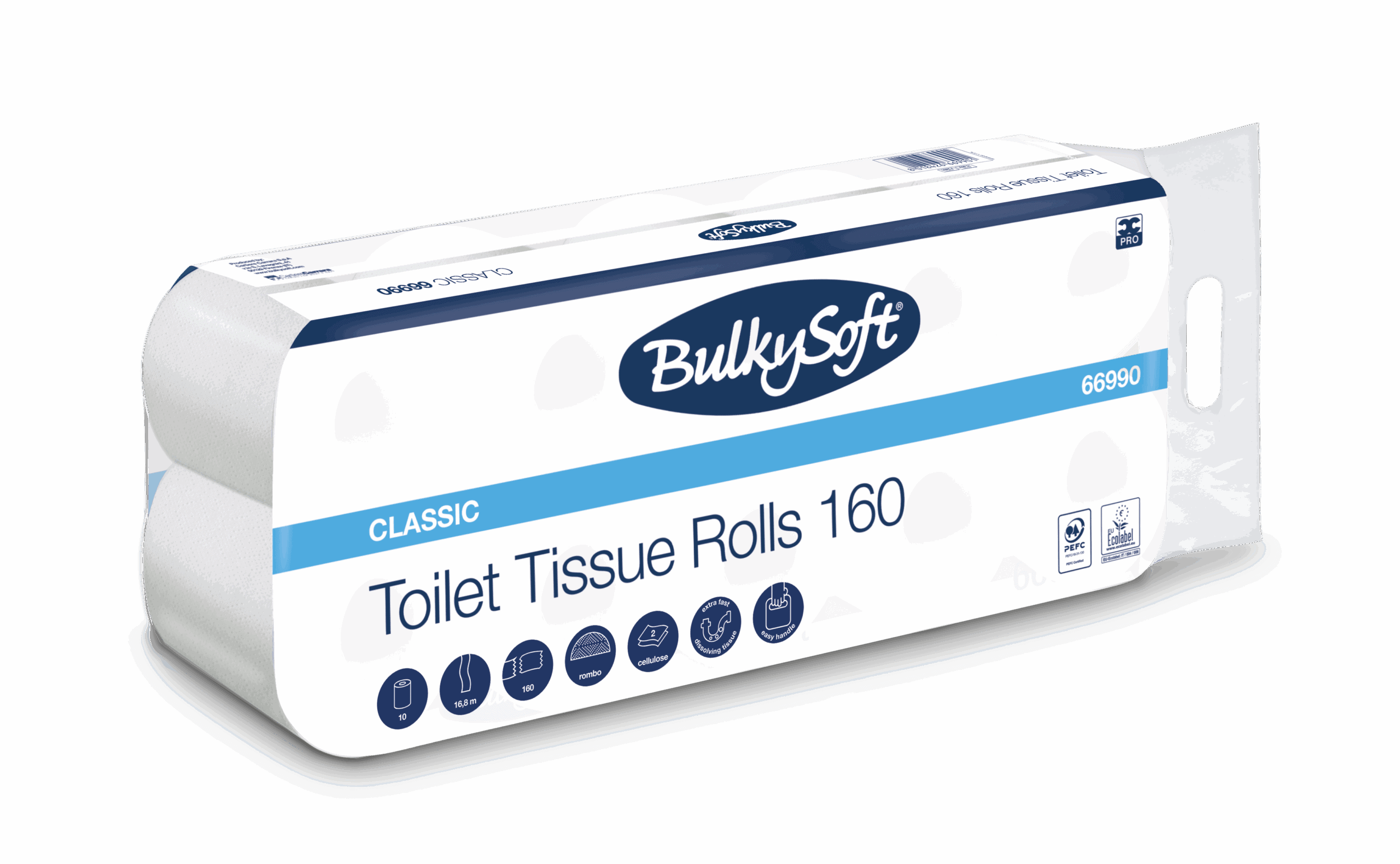 Bulkysoft Classic 160 carta igienica in rotoli
