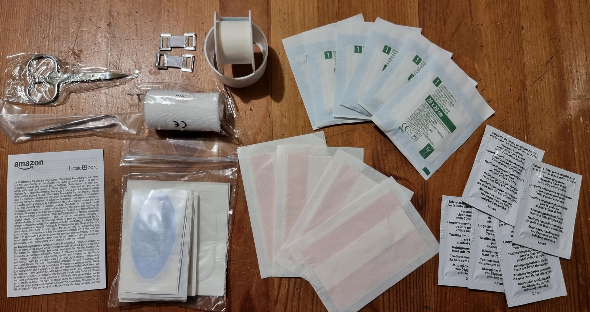 Healthcare by Amazon kit pronto soccorso 56 pezzi verde
