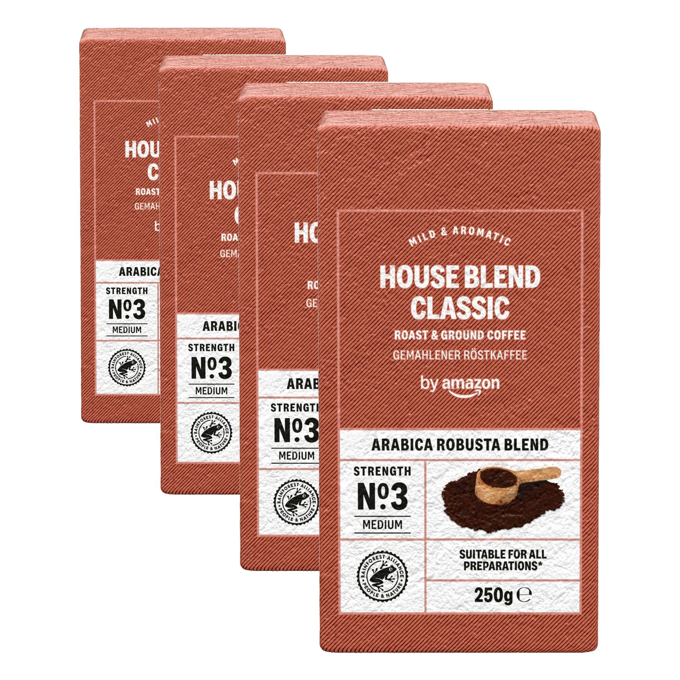 by Amazon Classico Caffè Macinato Arabica 500 g Tostatura Media