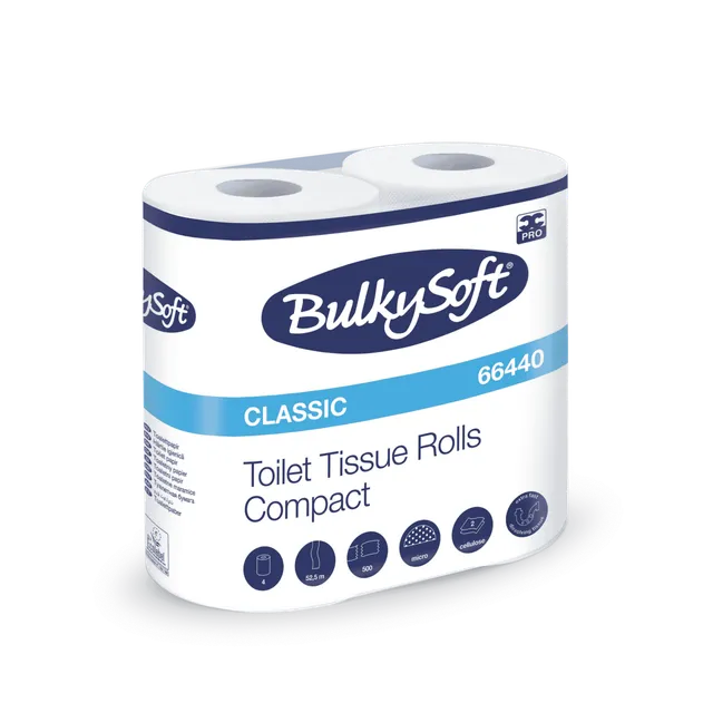 Bulkysoft Classic Compact rotoli carta igienica professionale