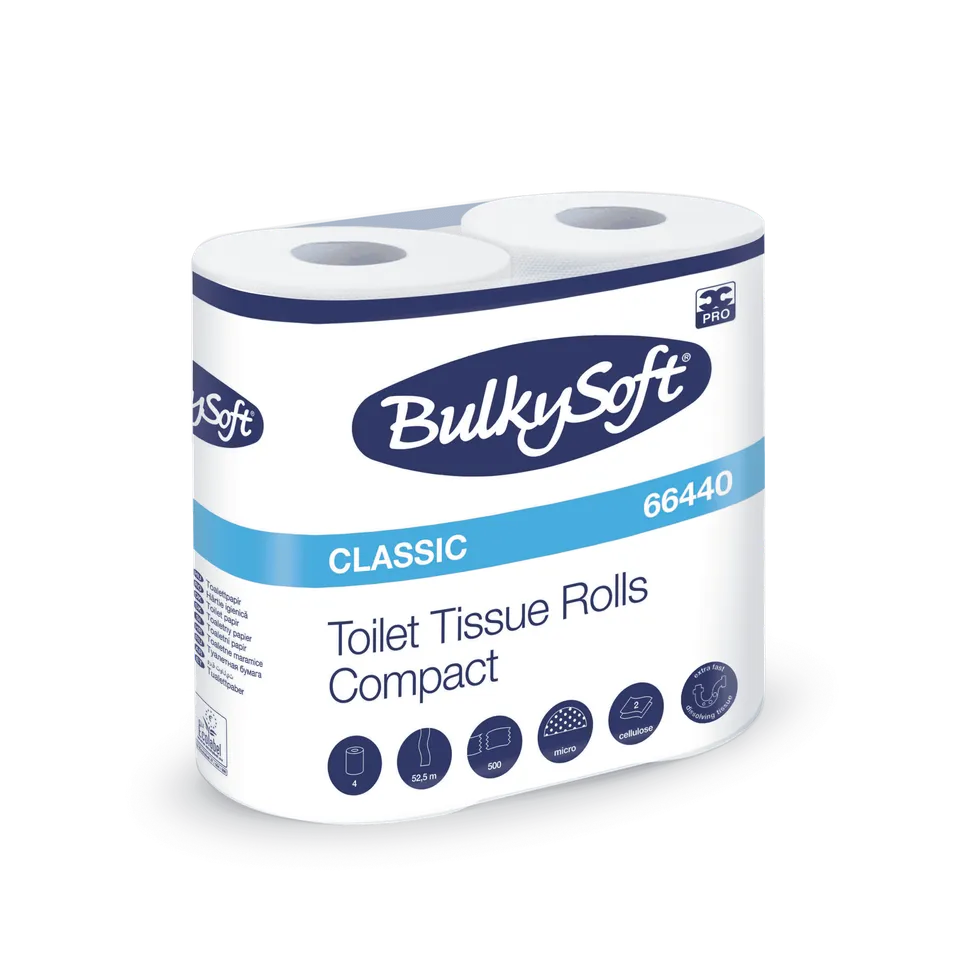 Bulkysoft Classic Compact rotoli carta igienica professionale