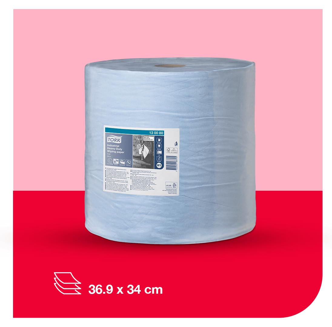Tork Premium 130080 carta industriale blu 750 strappi 3 veli