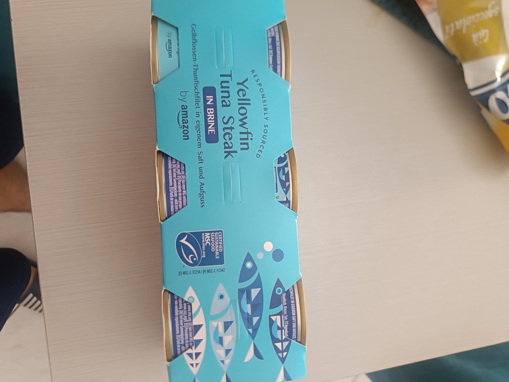 by Amazon Tonno in Pezzi al Naturale 145 g Confezione da 6 proteico
