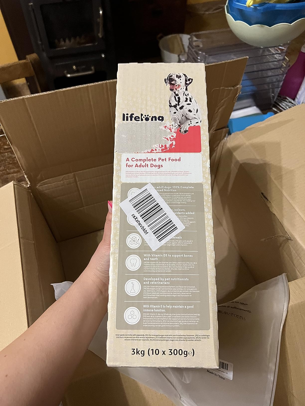 by Amazon Paté di Manzo Cibo Umido per Cani 300 g x10