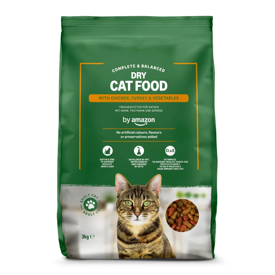 by Amazon Crocchette Gatto Pollo Tacchino 3 Kg Adulti