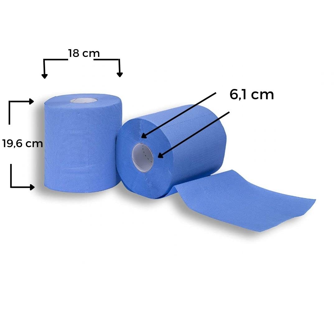 Zpaper A510 carta asciugamani blu 6 rotoli 450 strappi