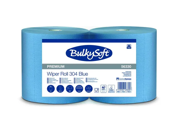 Bulkysoft Premium 304 bobina carta blu professionale