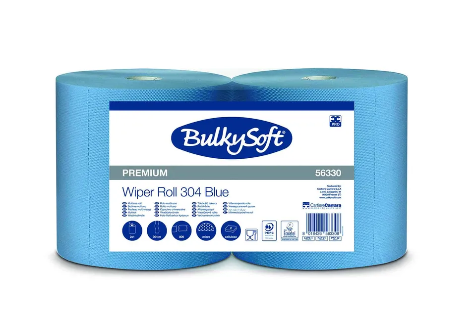 Bulkysoft Premium 304 bobina carta blu professionale