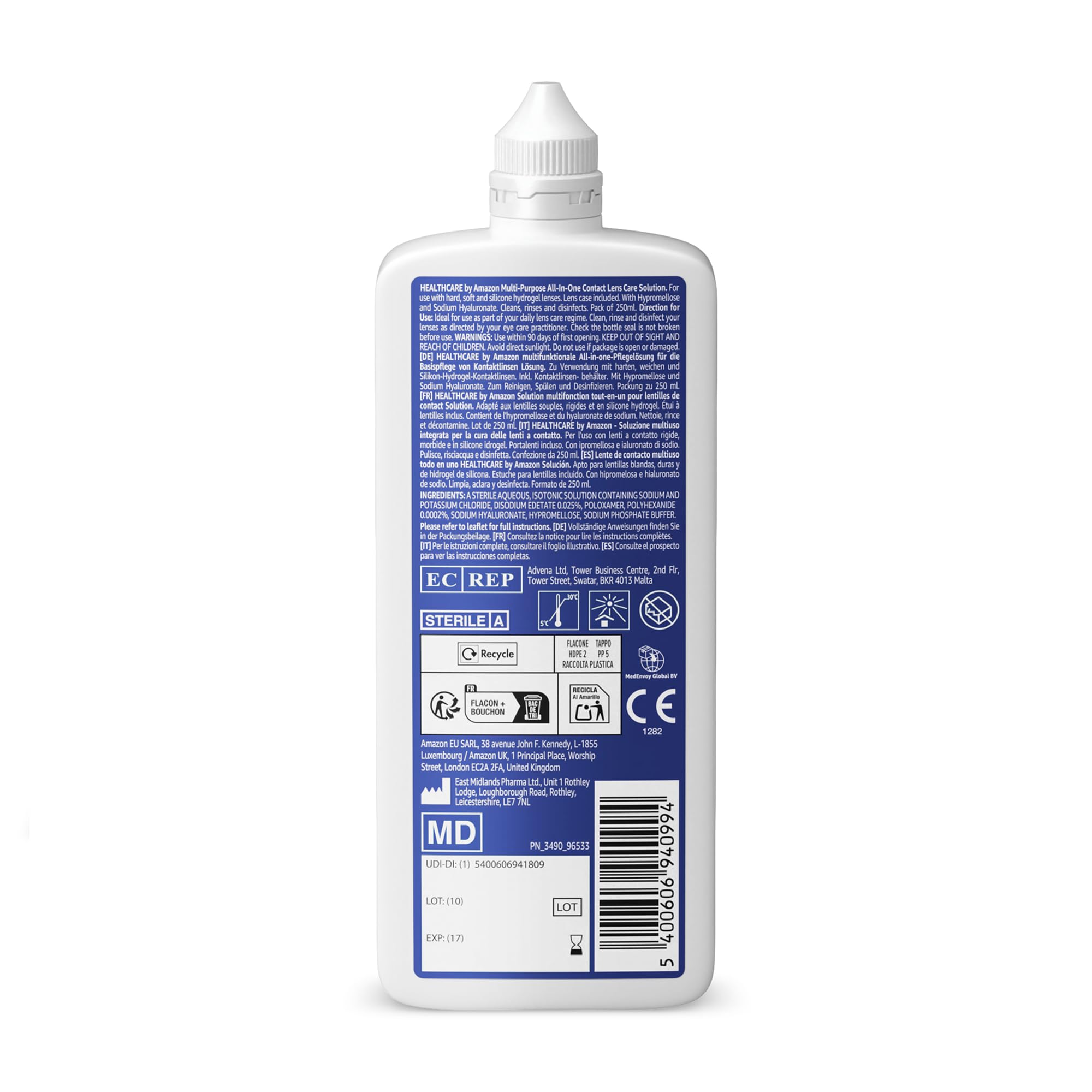Healthcare by Amazon Soluzione Lenti 2x250 ml all-in-one