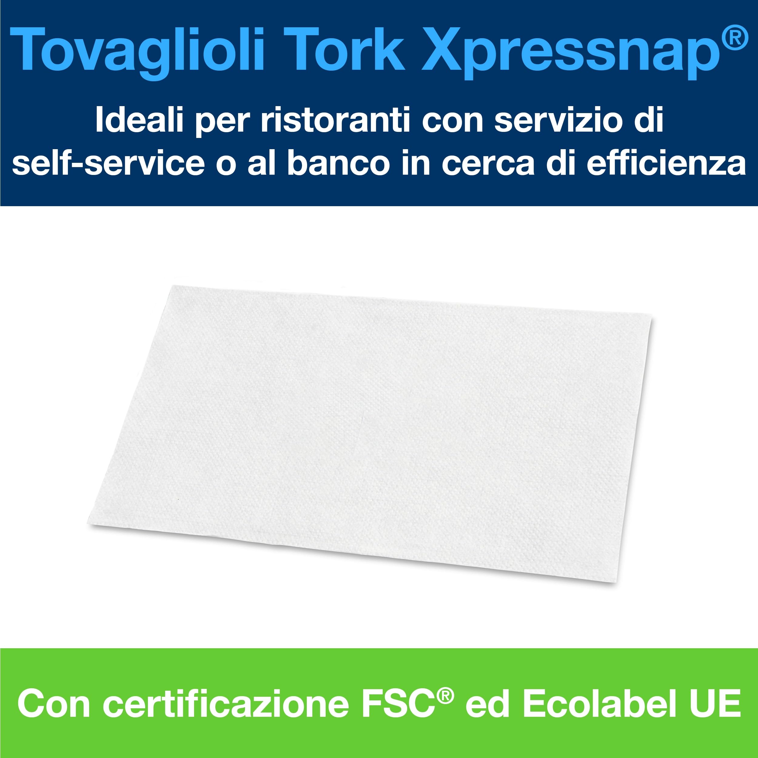 Tork Xpressnap 10840 tovaglioli monovelo bianchi 9000 pz