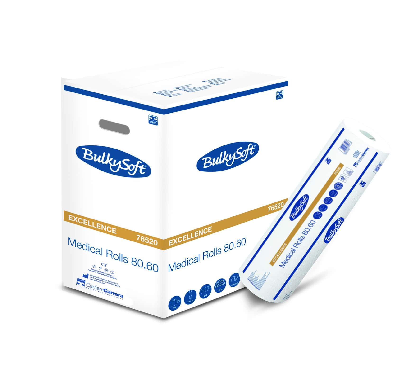 Bulkysoft Excellence Medical Bed Sheets L.80 lenzuola
