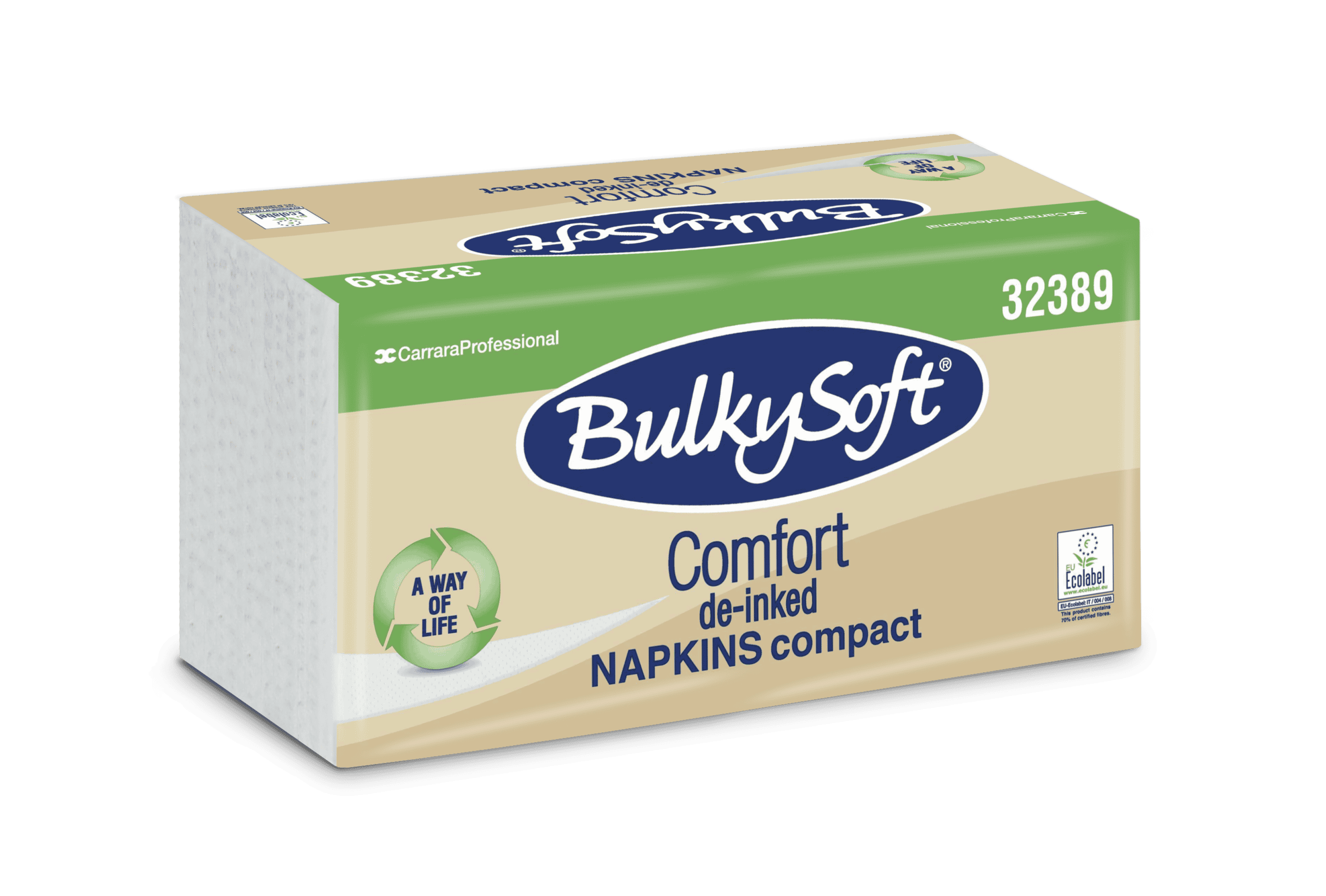 Bulkysoft Comfort tovagliolo 33x33 1 velo Compact