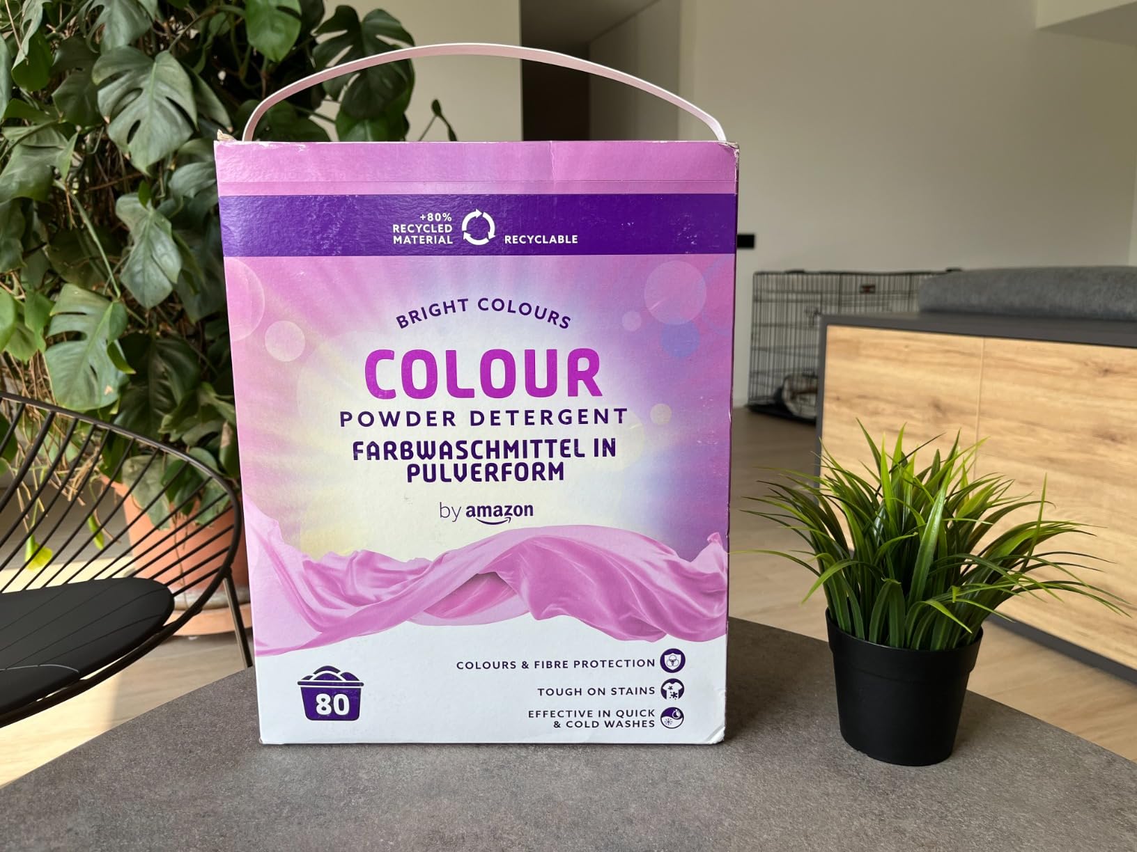 by Amazon detersivo polvere colorati 4,8 kg 80 lavaggi