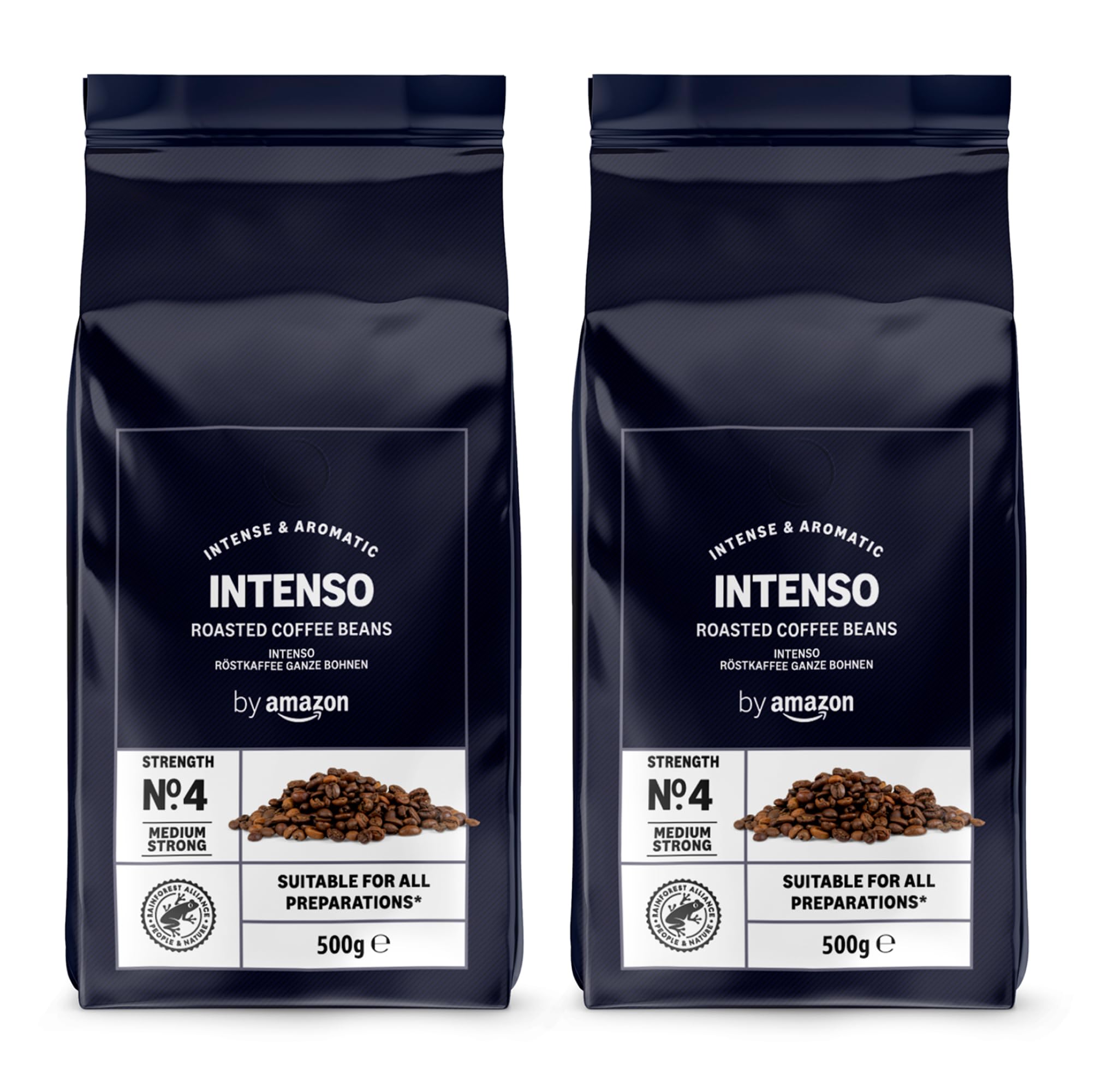 by Amazon Caffè Intenso caffè in grani 1 kg tostatura chiara
