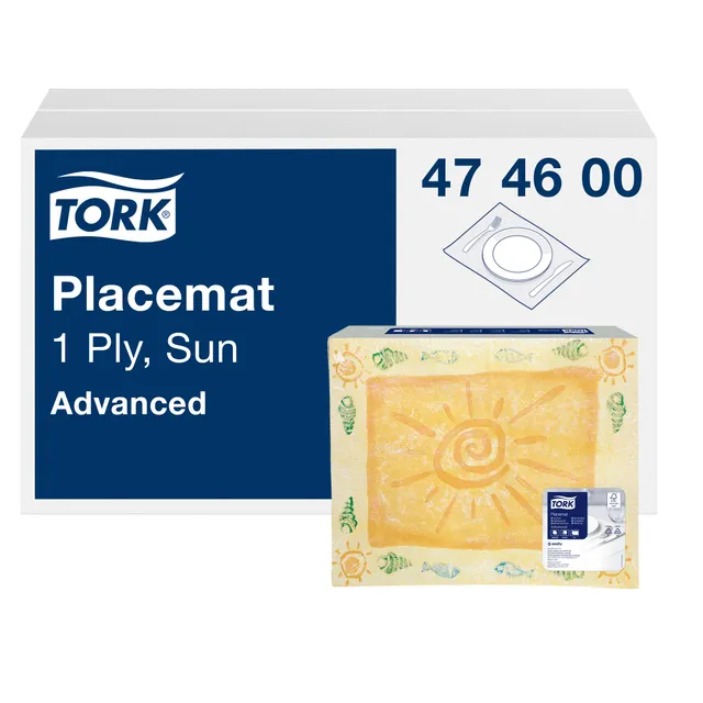 Tork Advanced 474600 tovagliette Sole 500 pz monovelo