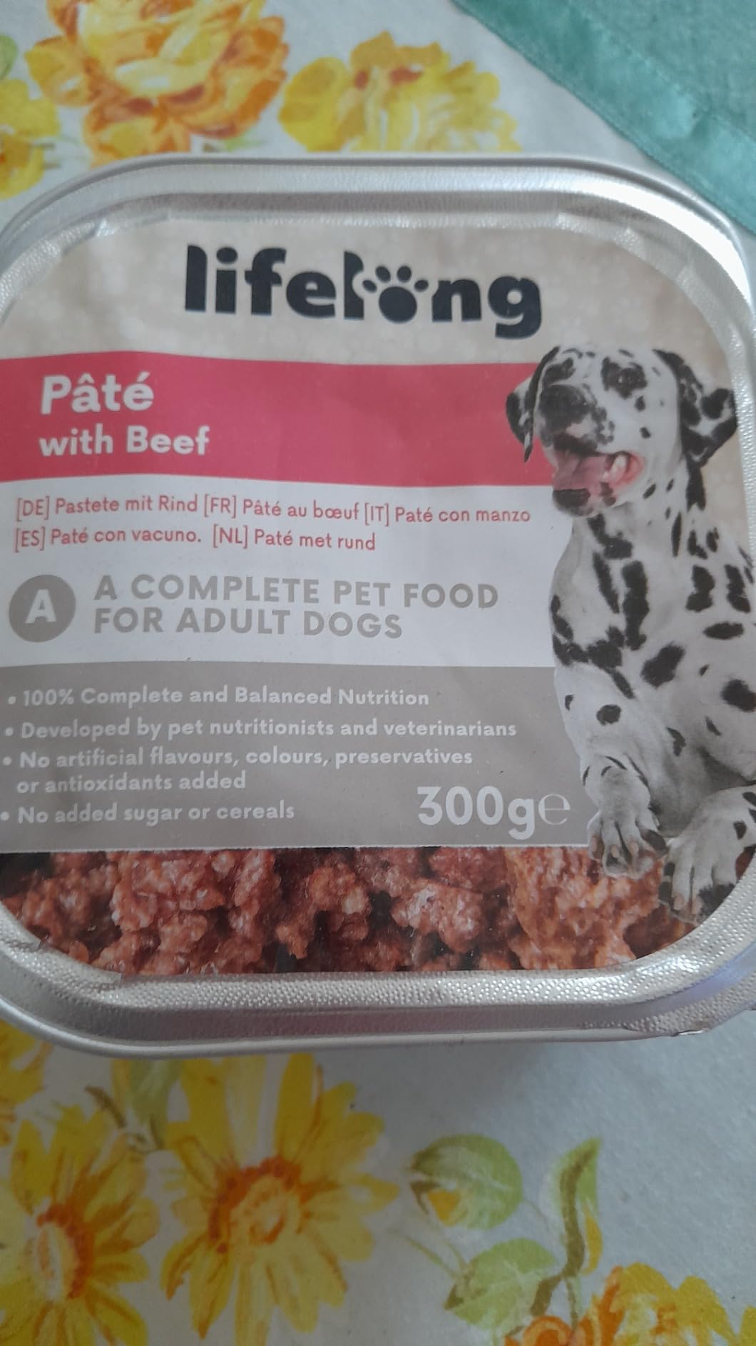 by Amazon Paté di Manzo Cibo Umido per Cani 300 g x10