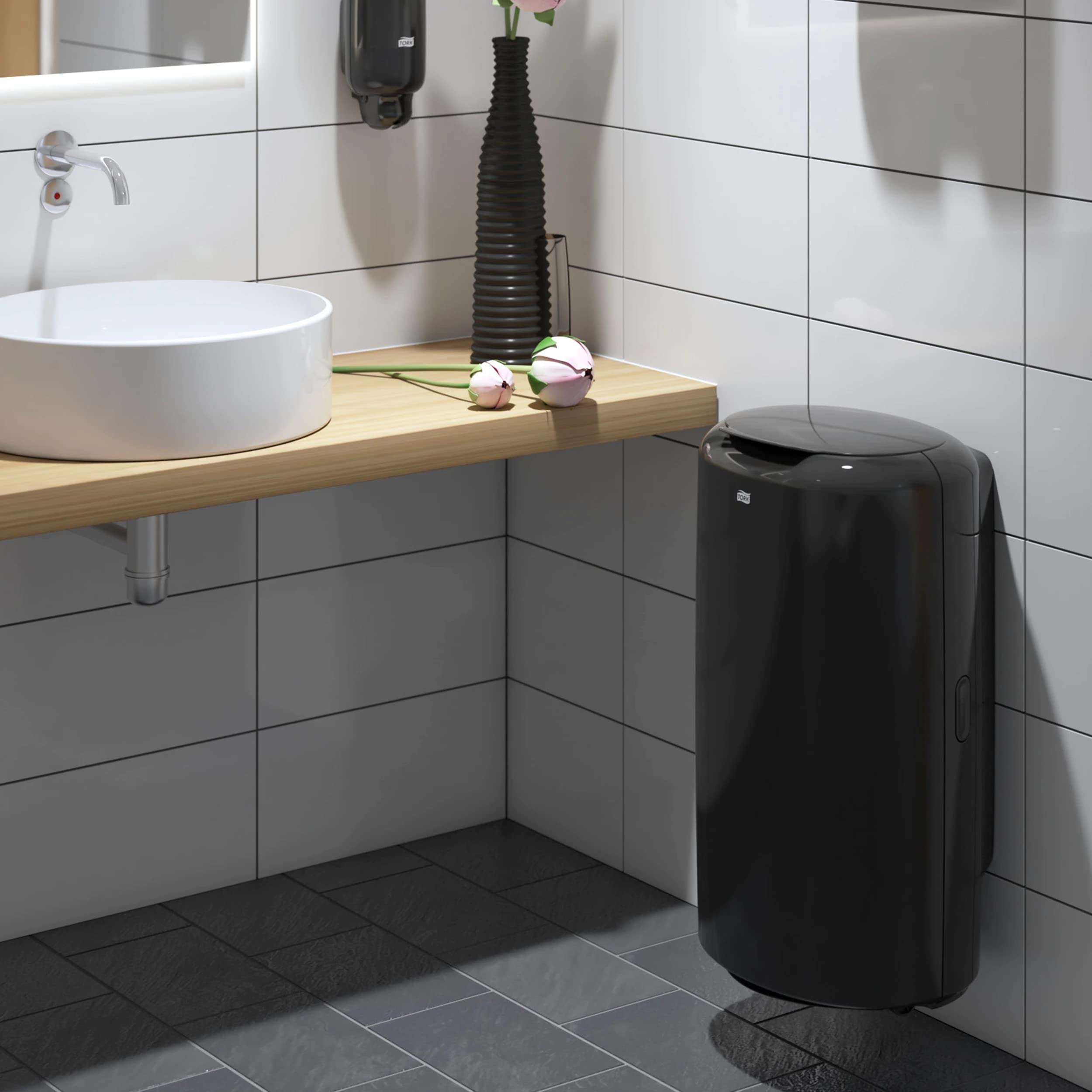 Tork Elevation 205638 coperchio pattumiera 50 L nero
