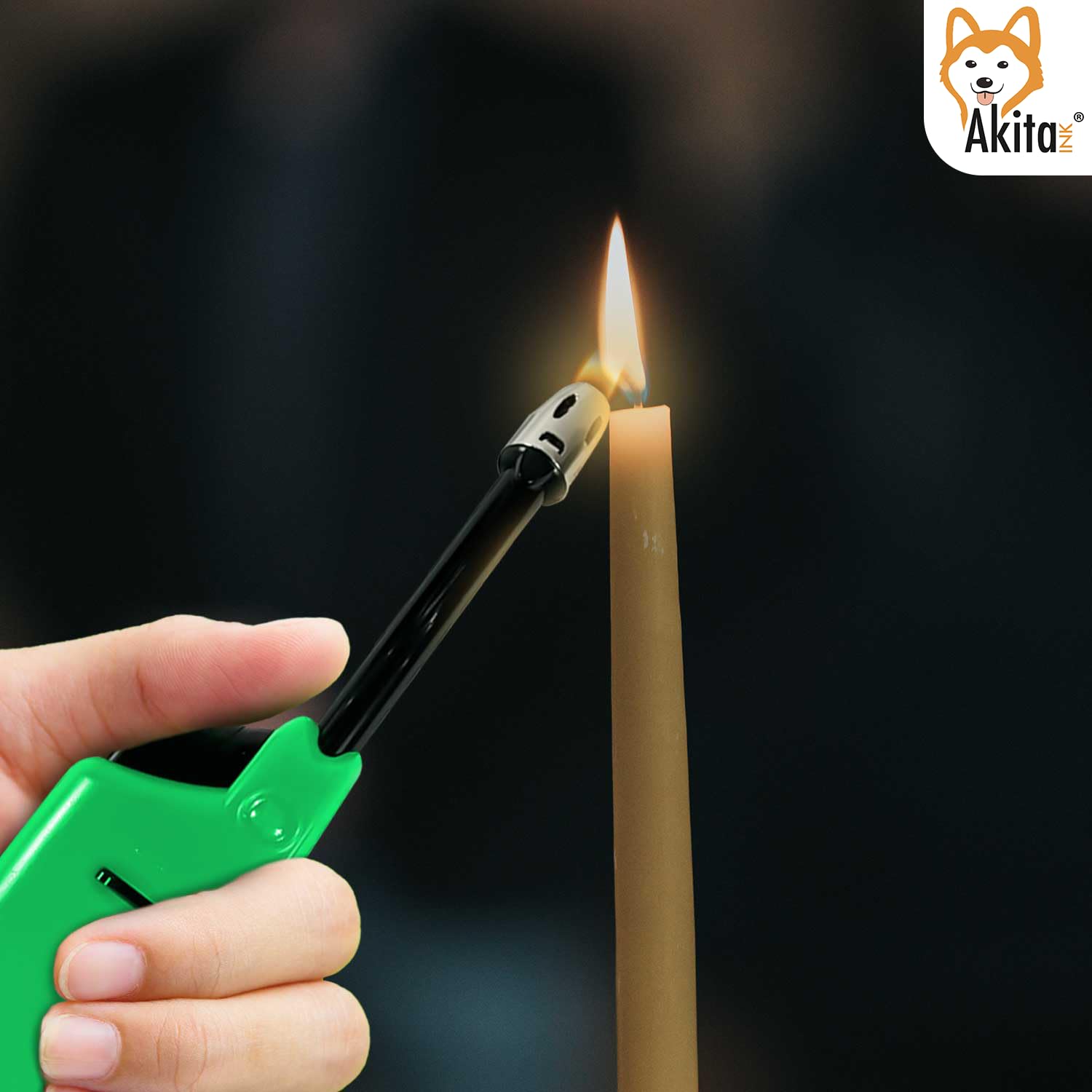 Akitaink accendigas lunghi a gas 5 pezzi fiamma regolabile