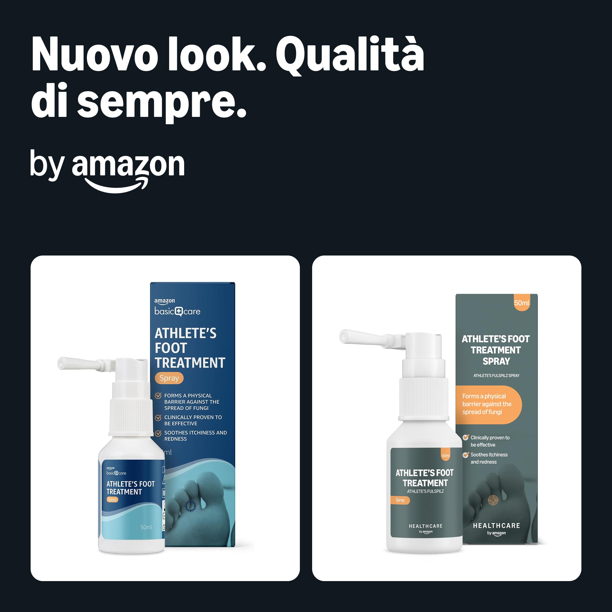 Healthcare by Amazon Spray Piede d'Atleta 50ml Neutro