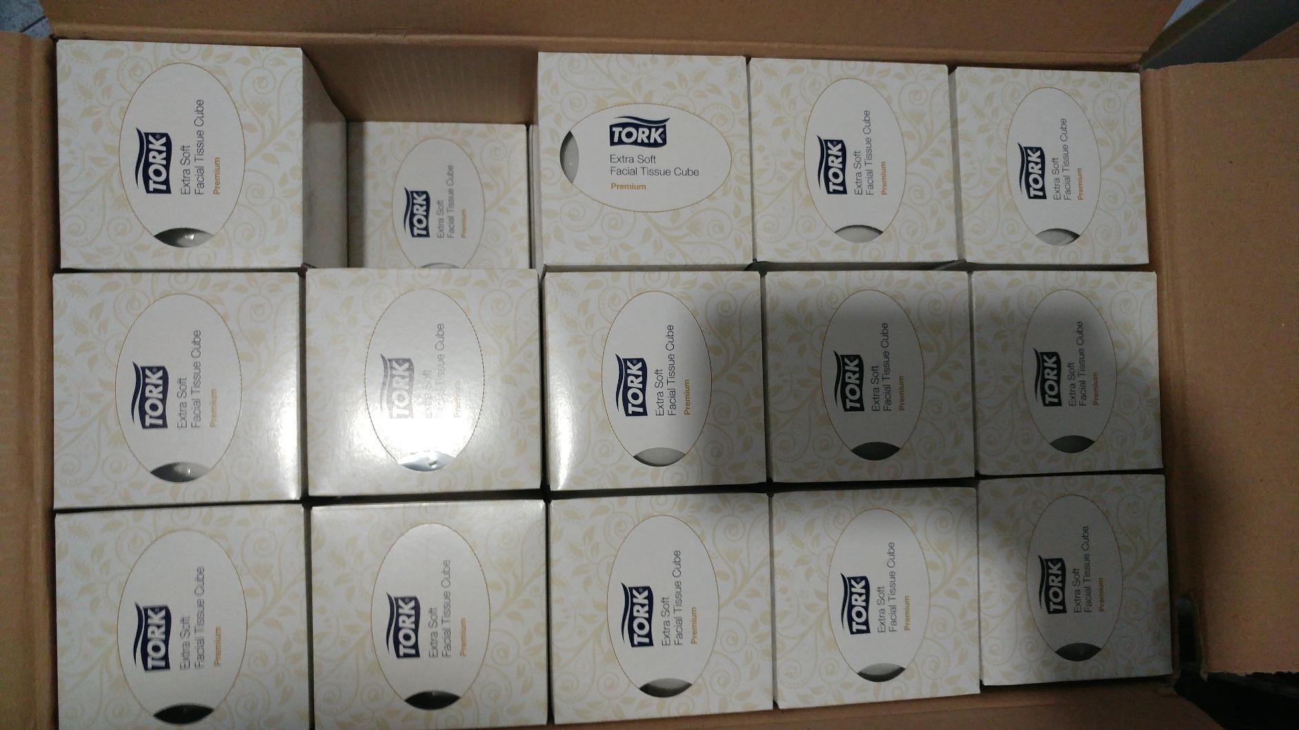 Tork Premium Extra Soft Veline Viso Cubo 30x100 pz 2 veli