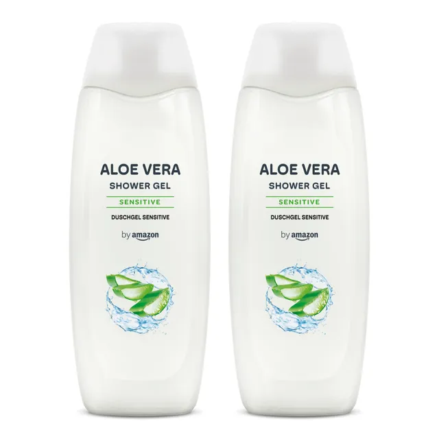 by Amazon Gel Doccia Aloe Vera pH Neutro 2x500 ml