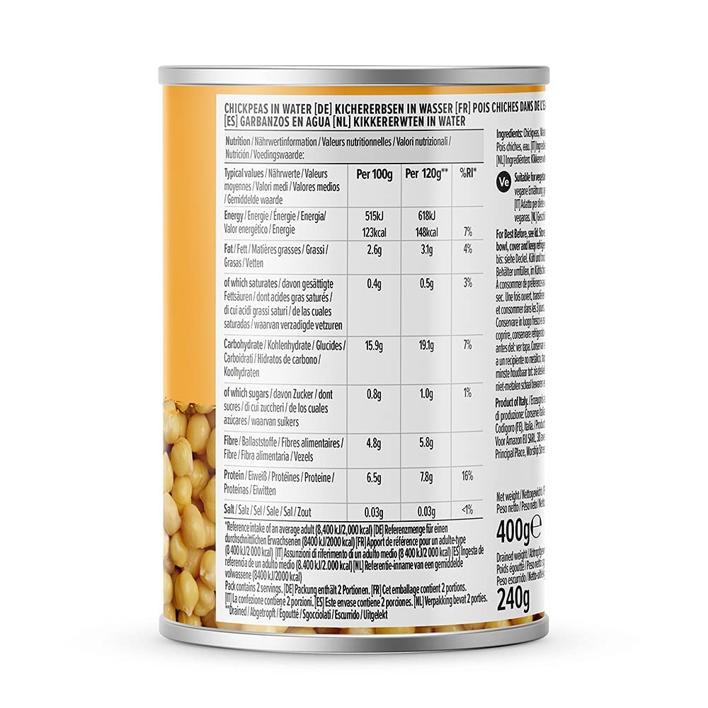 by Amazon Ceci in Acqua 400 g Prodotto Italiano Vegani
