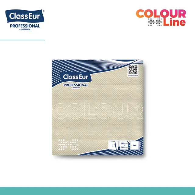 Centralcarta Micro tovaglioli 38x38 2 veli crema