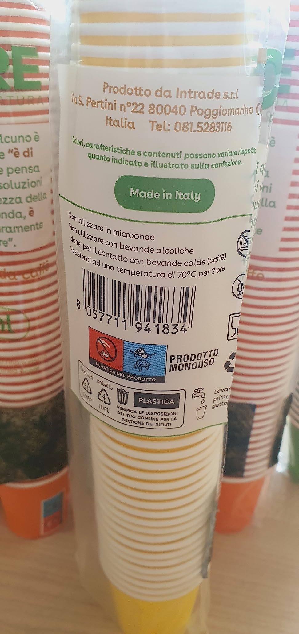 Akitaink bicchierini caffè carta 75 ml 1000 pezzi