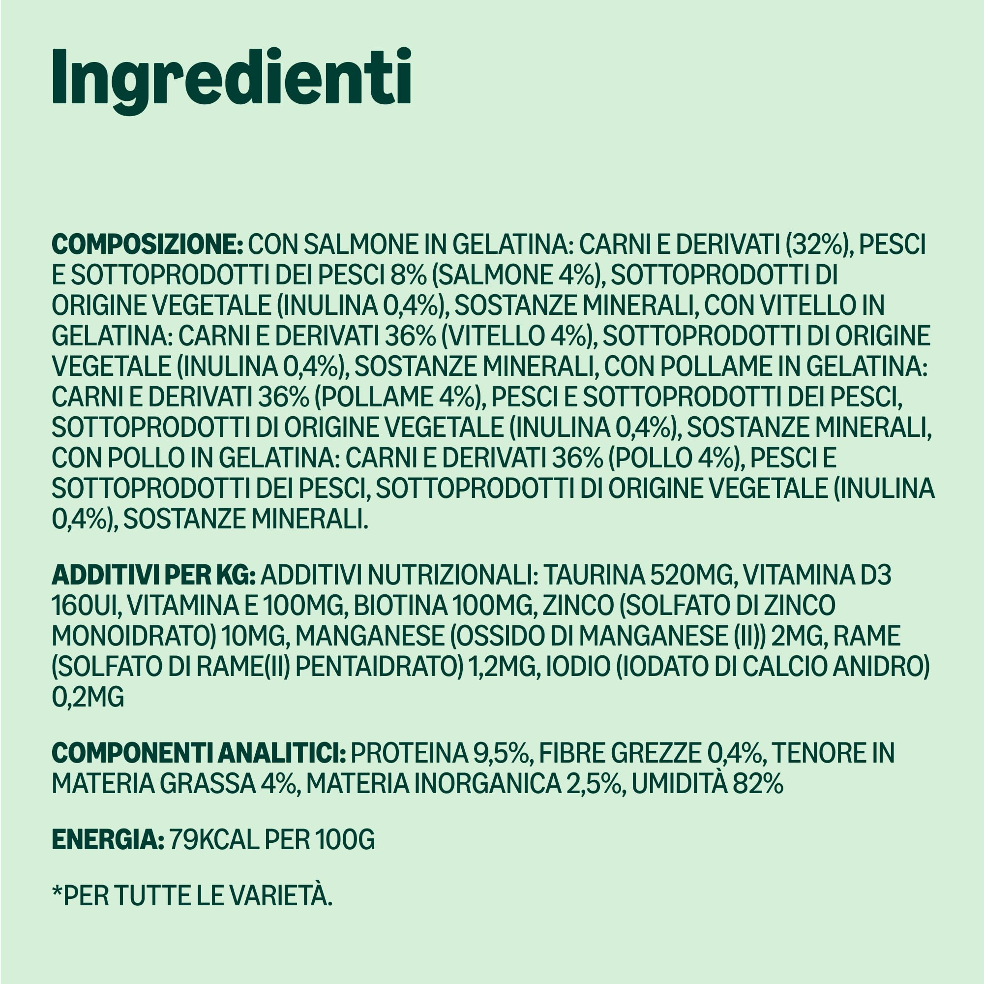 by Amazon Alimento Gatti Anziani Gelatina 48x100 g